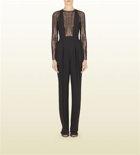 gucci duck jumper|Gucci lace jumpsuit.